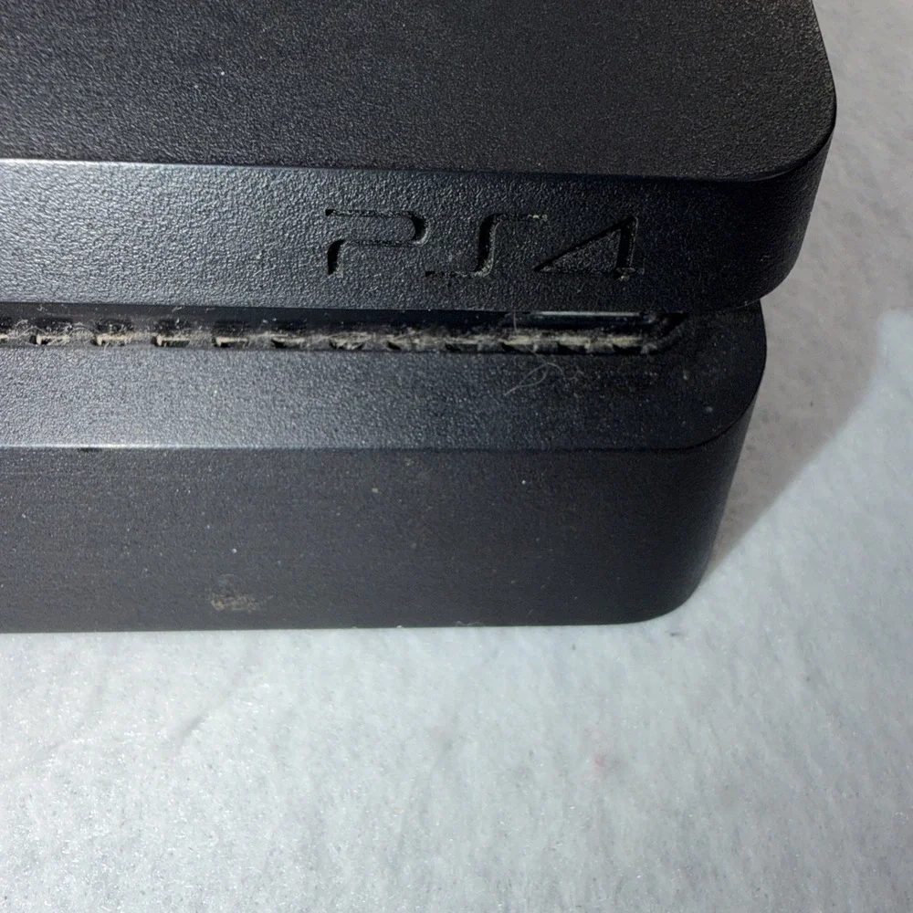 Sony PlayStation 4 Slim PS4 500GB Black Console Gaming System W Power Cord Works